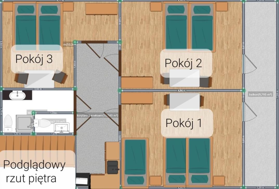Pokoje Do Wynajecia U Lusi Krościenko Exteriör bild